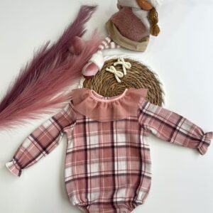 Pelele Bebé Cuadros