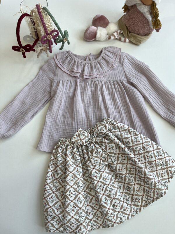 Conjunto Blusa+ Falda Laurel