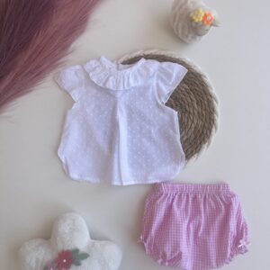 Conjunto Blusa Plumeti