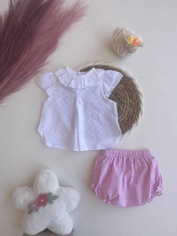 Conjunto Blusa Plumeti